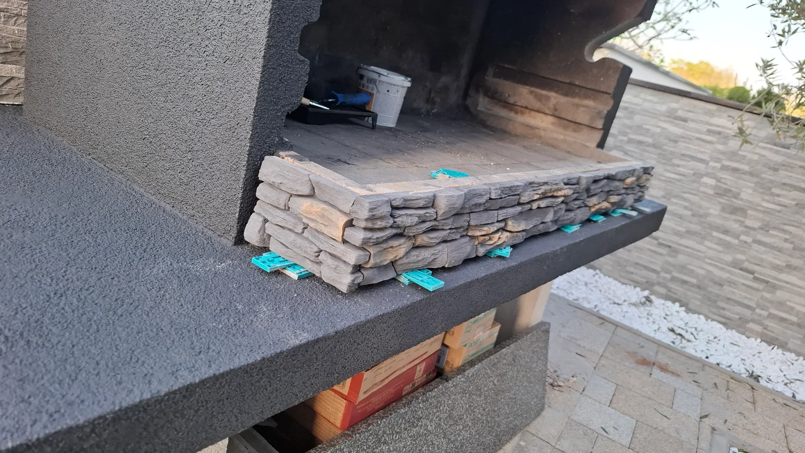 Keramičarski radovi — obloga imitacija kamena, Zadar · Vitus Gradnja