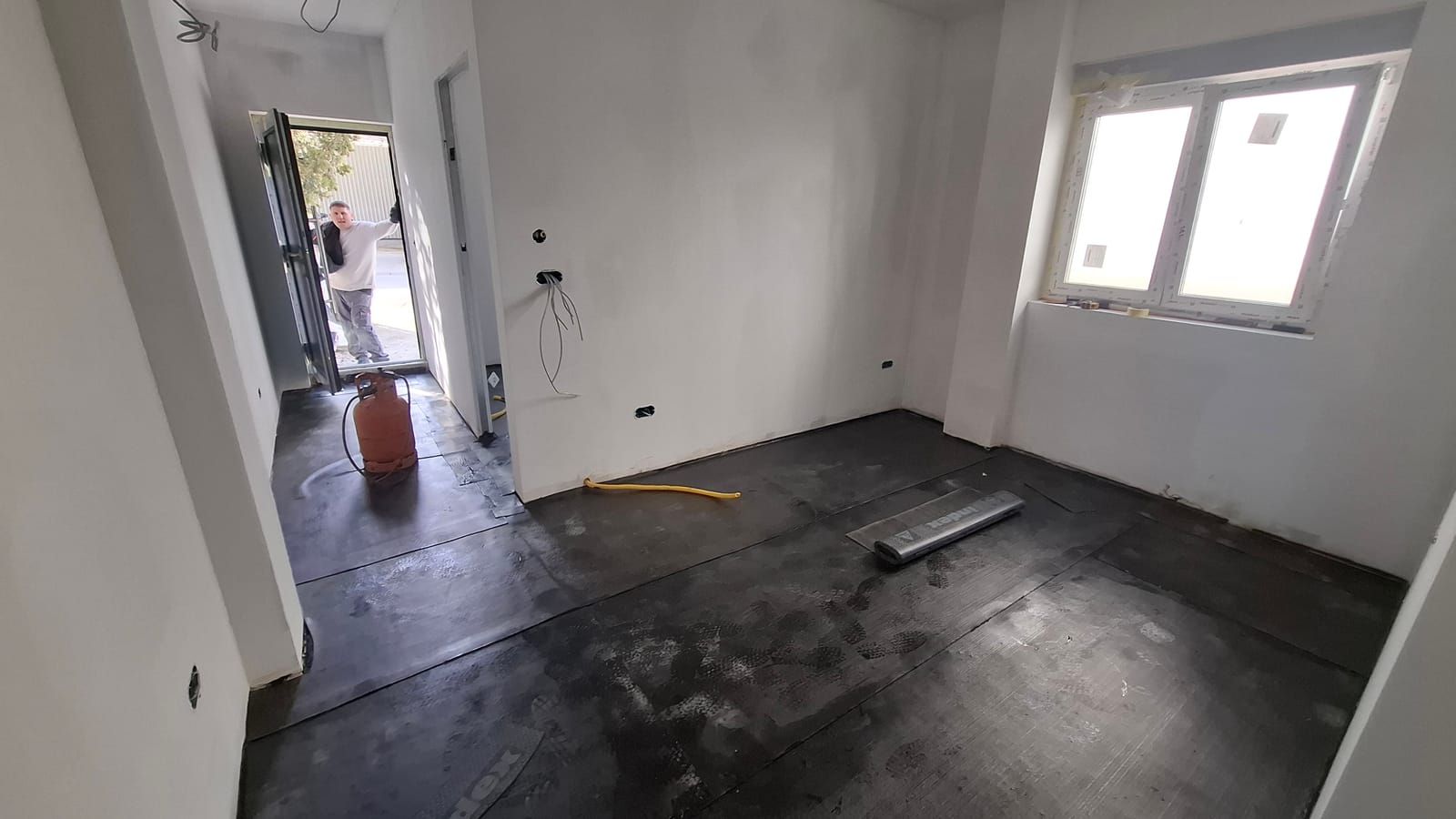 Dovršena suha gradnja — gletani knauf zidovi u stanu · Jankomir, Zagreb